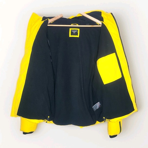 Superdry Mens Hooded Puffer Sports Jacket Yellow‎ Quilted XL - Picture 6 of 9